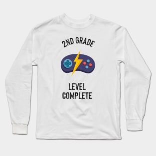 2020 2nd Grade Graduation Gamer Graduation Gifts cut Long Sleeve T-Shirt